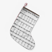 Christmas Carol Sheet Music Away in a Manger Kleine Kerstsok (Voorkant (Hangend))
