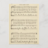 Christmas Carol: "Vrolijke oude kerstman" Feestdagenkaart (Voorkant)