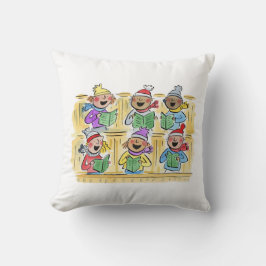 Christmas Carollers Kussen