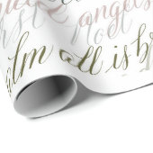 Christmas Carols Wrapping Paper Cadeaupapier (Rol Hoek)