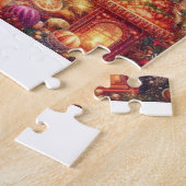 'Christmas Carousel Joy Puzzle, 11" x 14", 252 stu Legpuzzel (Zijkant)