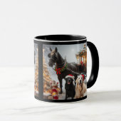 Christmas Carraige mok (Voorkant rechts)