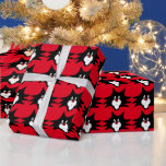 CHRISTMAS CARTOON CAT-opvulpapier Cadeaupapier<br><div class="desc">CHRISTMAS CAT WRAPPING PAPIER</div>