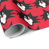 CHRISTMAS CARTOON CAT-opvulpapier Cadeaupapier (Rol Hoek)