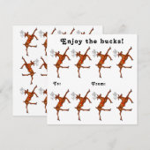 Christmas Cash cadeau Feestdagenkaart (Voorkant / Achterkant)