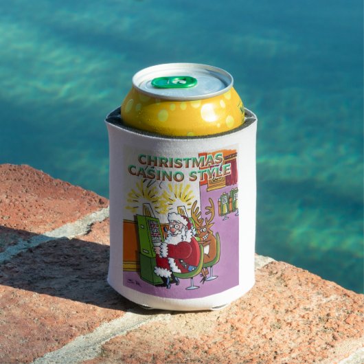Christmas Casino Style can cooler (Insitu Zwembad)