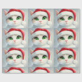 Christmas Cat  Cadeaupapier (Vlak)