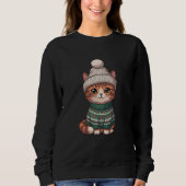 Christmas cat , cat lover trui (Voorkant)