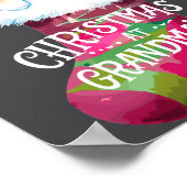 Christmas Cat _ Christmas At Grandma Cat _ Cute Ca Poster (Hoek)