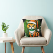 Christmas Cat Design: Schattigee en feestelijke va Kussen (Stoel)