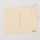 Christmas Cat in Stocking Briefkaart (Achterkant)