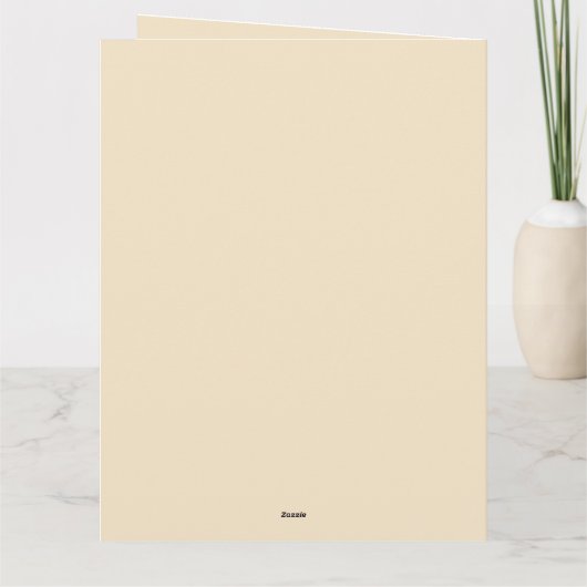 Christmas Cat in Stocking Kaart (Achterkant)