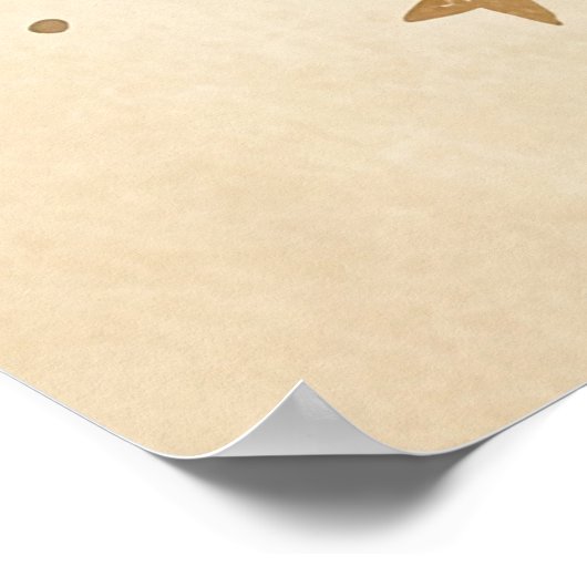 Christmas Cat in Stocking Poster (Hoek)