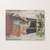 CHRISTMAS CAT JIG SAW PUZZZLE LEGPUZZEL (Horizontaal)