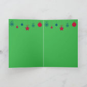 Christmas Cat Kaart (Binnen)