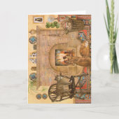 CHRISTMAS CAT-KAARTEN FEESTDAGEN KAART (Voorkant)