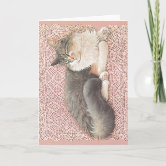 CHRISTMAS CAT-KAARTEN FEESTDAGEN KAART (Voorkant)