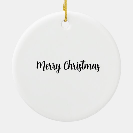 Christmas Cat Keramisch Ornament (Achterkant)