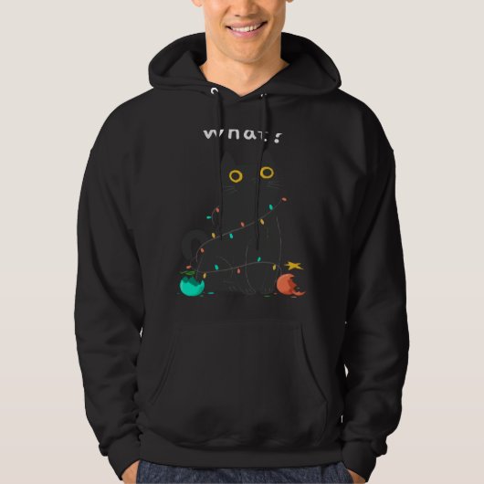 Christmas Cat Kitten Gag Hoodie (Voorkant)