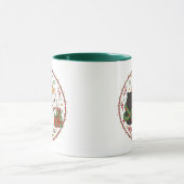 Christmas Cat Mug - Festive Holiday Coffee Cup Mok (Midden)