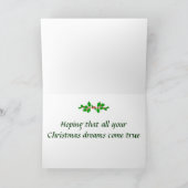 Christmas Cat Nap Kaart (Binnen)