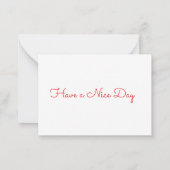 Christmas Cat Notitiekaartje (Achterkant)