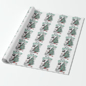 Christmas Cat Retro is het nieuwe seizoen van Meow Cadeaupapier (Uitgerold)