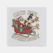 Christmas Cat Servet (Voorkant)