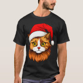 Christmas cat T-Shirt (Voorkant)