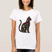 Christmas Cat T-Shirt (Voorkant)