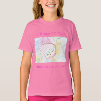 CHRISTMAS CAT TILLY T-SHIRT