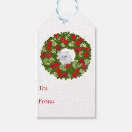 Christmas Cat Tree Gift Labels Cadeaulabel