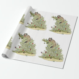 CHRISTMAS CAT WRAPPING PAPER  CADEAUPAPIER
