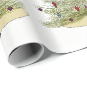 CHRISTMAS CAT WRAPPING PAPER CADEAUPAPIER (Rol Hoek)