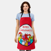 Christmas Cats Apron Schort (Gedragen)