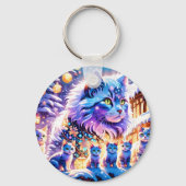 Christmas Cats Display Sleutelhanger (Achterkant)