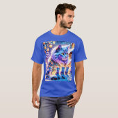 Christmas Cats Display T-shirt (Voorkant volledig)