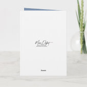 Christmas Cats Embracing On a Snowy Fence Kaart (Achterkant)