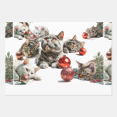 Christmas Cats Inpakpapier Vel (Voorkant 3)
