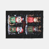 Christmas Cats _ Merry Christmas Cats Graphic Fleece Deken (Voorkant (Horizontaal))
