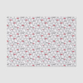 Christmas Cats Pattern   Tissuepapier (Voorkant)