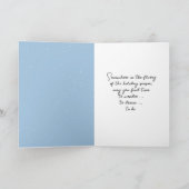 Christmas Cats Sitting With a Snowman In a Field Kaart (Binnen)