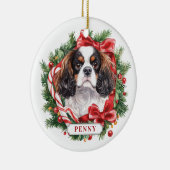 Christmas Cavalier King Charles Dog Ornament (Rechts)