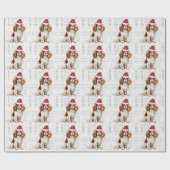 Christmas Cavalier King Charles Hondenliefhebber V Cadeaupapier (Vlak)