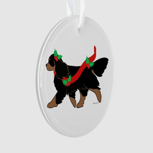 Christmas Cavalier Ornament (voorkant)