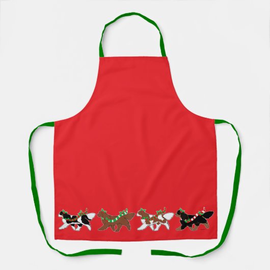 Christmas Cavaliers Parade Schort (Voorkant)