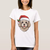 Christmas Cavapoo Cavoodle T-shirt - crème (Voorkant)