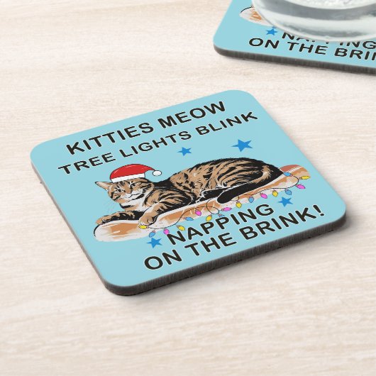 Christmas celebration bier onderzetter (Linkerzijde)