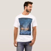 Christmas Celebration in Town T-shirt (Voorkant volledig)