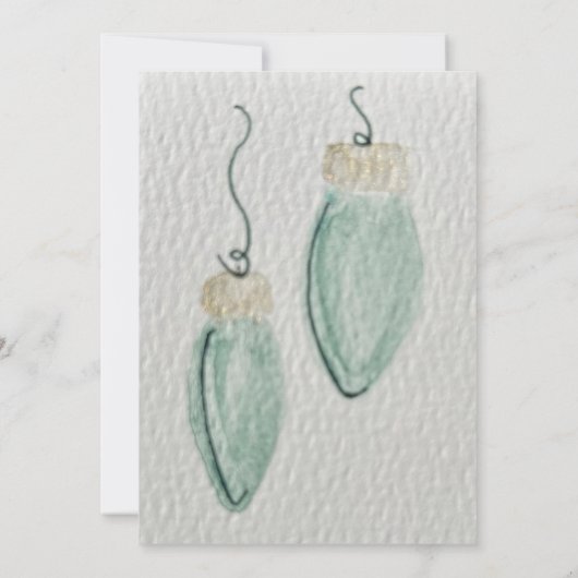 Christmas Celebration Invitation  Kaart (Achterkant)